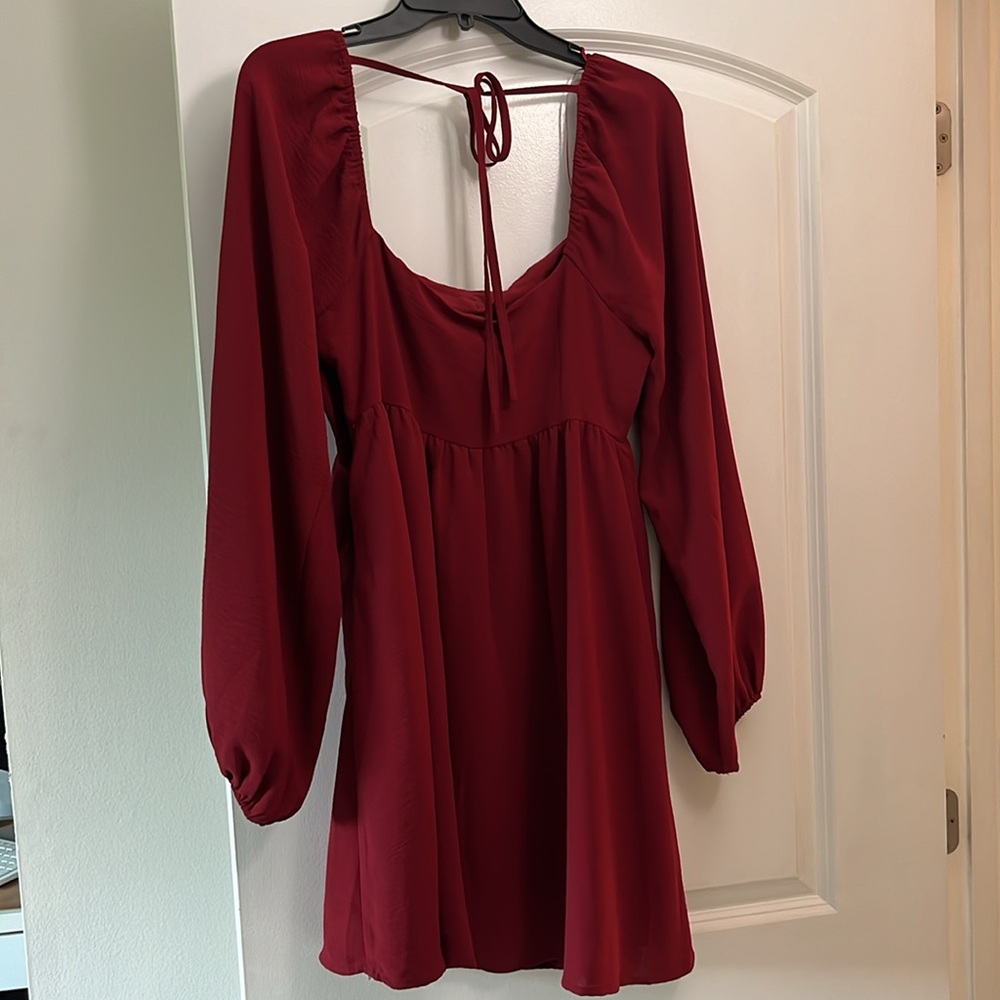 Red mini dress - Picture 5 of 6